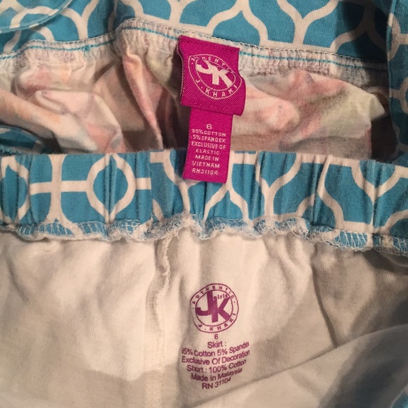 J Khaki two piece girls tank top with skirt - Picture 3 of 3